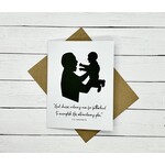 Greeting Card- Father Silhouette