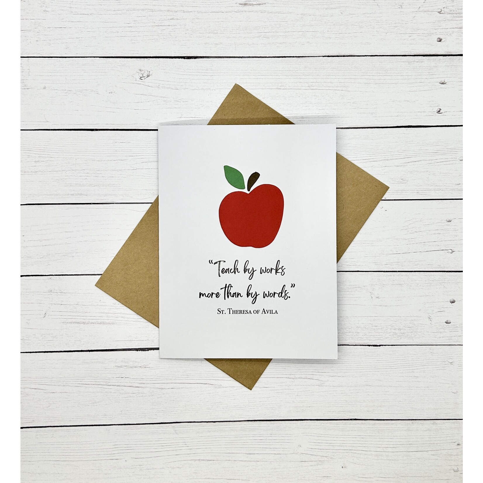 Handmade Greeting Card- Teacher Appreciation