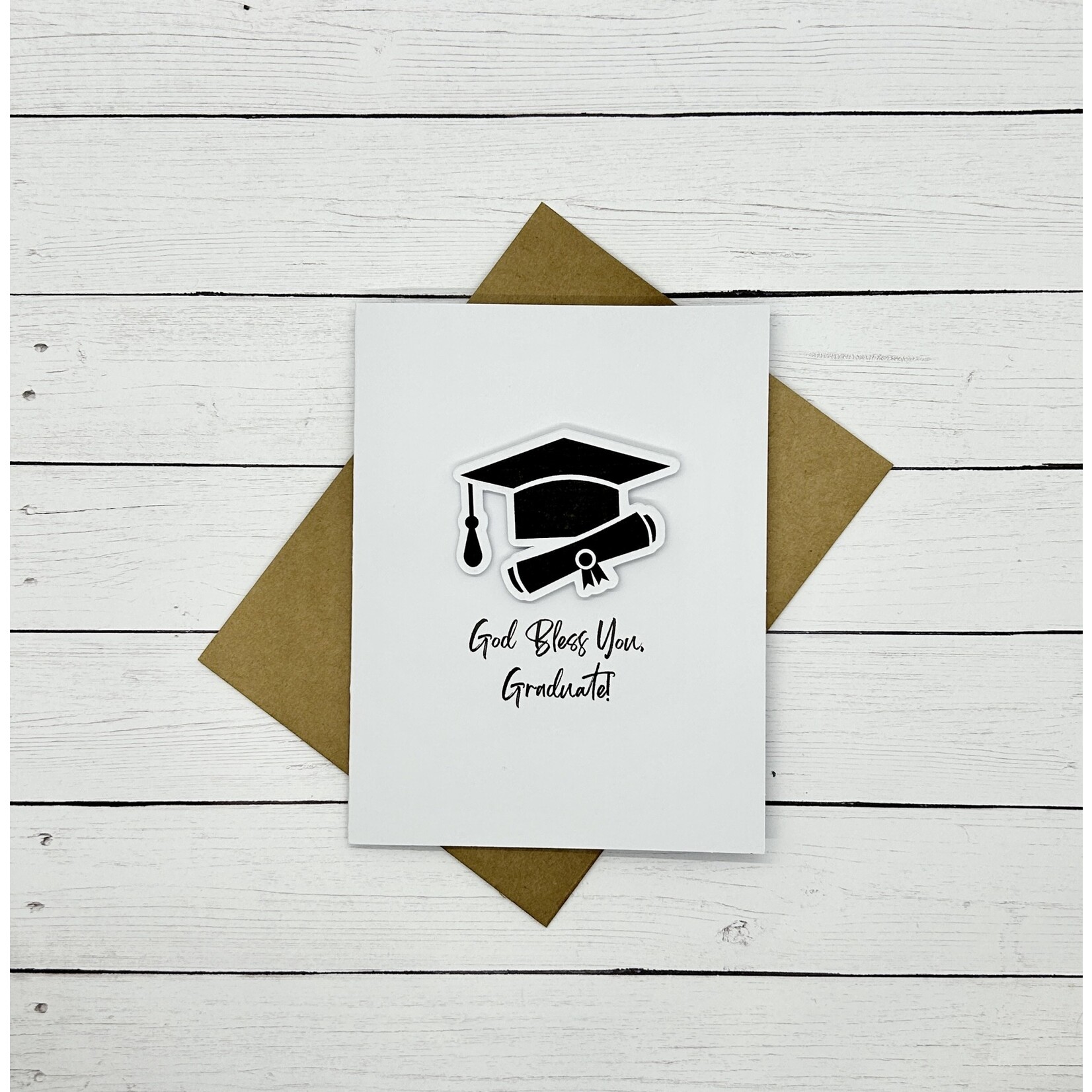 Greeting Card- God Bless You, Graduate