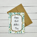 Handmade Greeting Card- Happy God Mother's Day