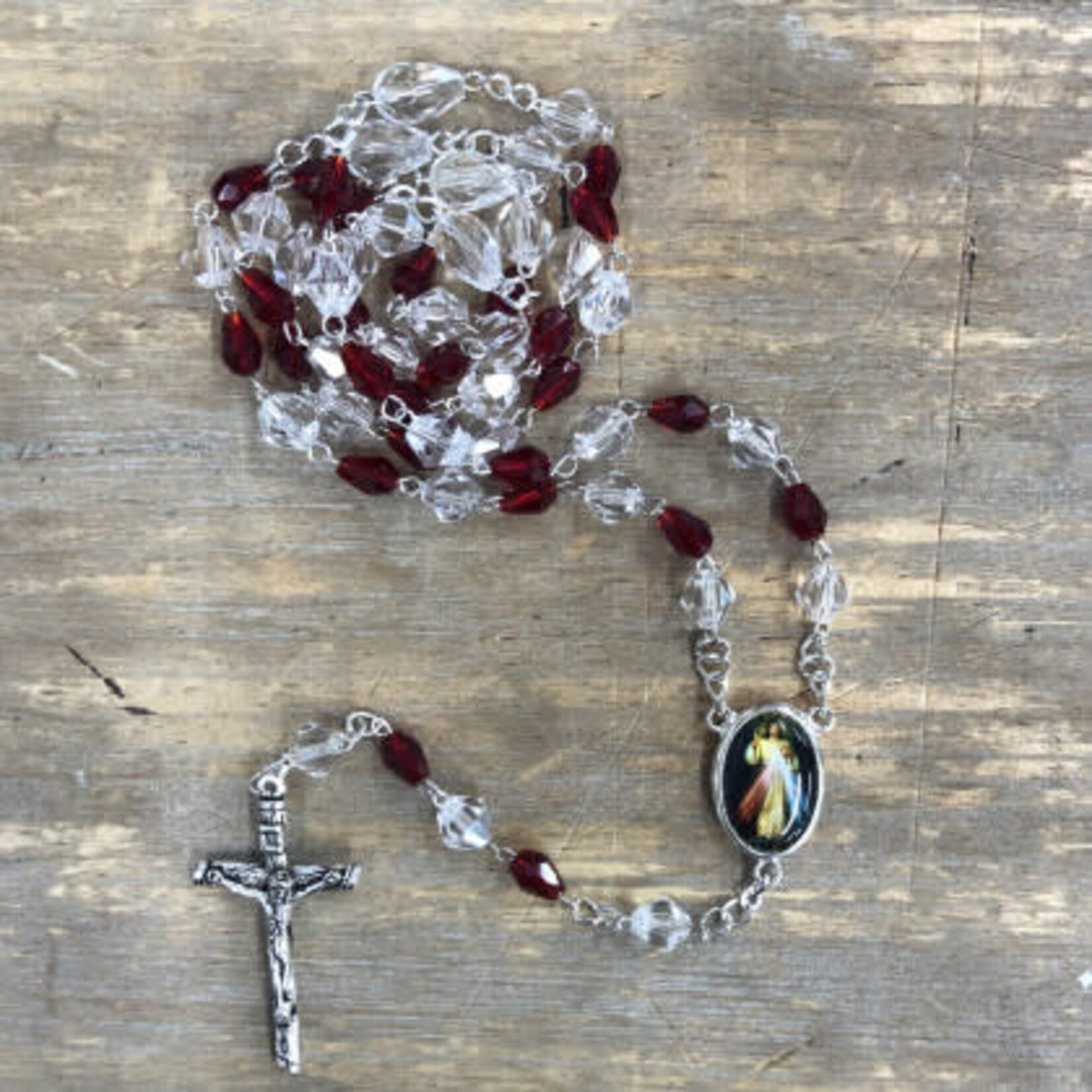 Divine Mercy Crystal Rosary