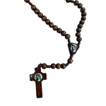 Our Lady of Guadalupe Wood Bead Rosary