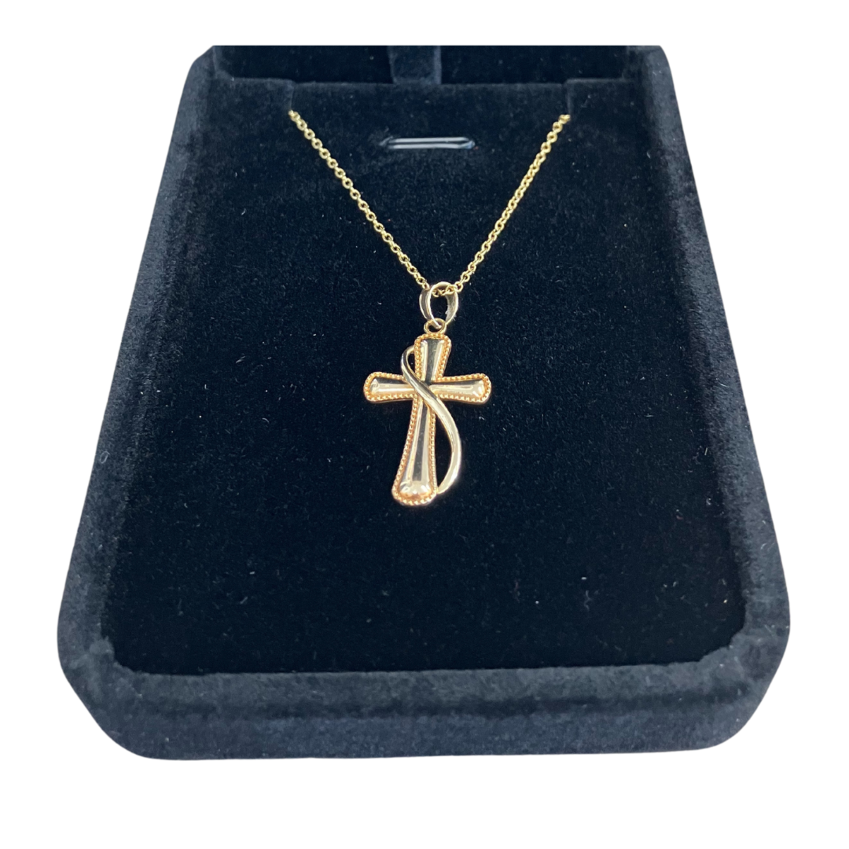 14 KT Gold Cross Pendant