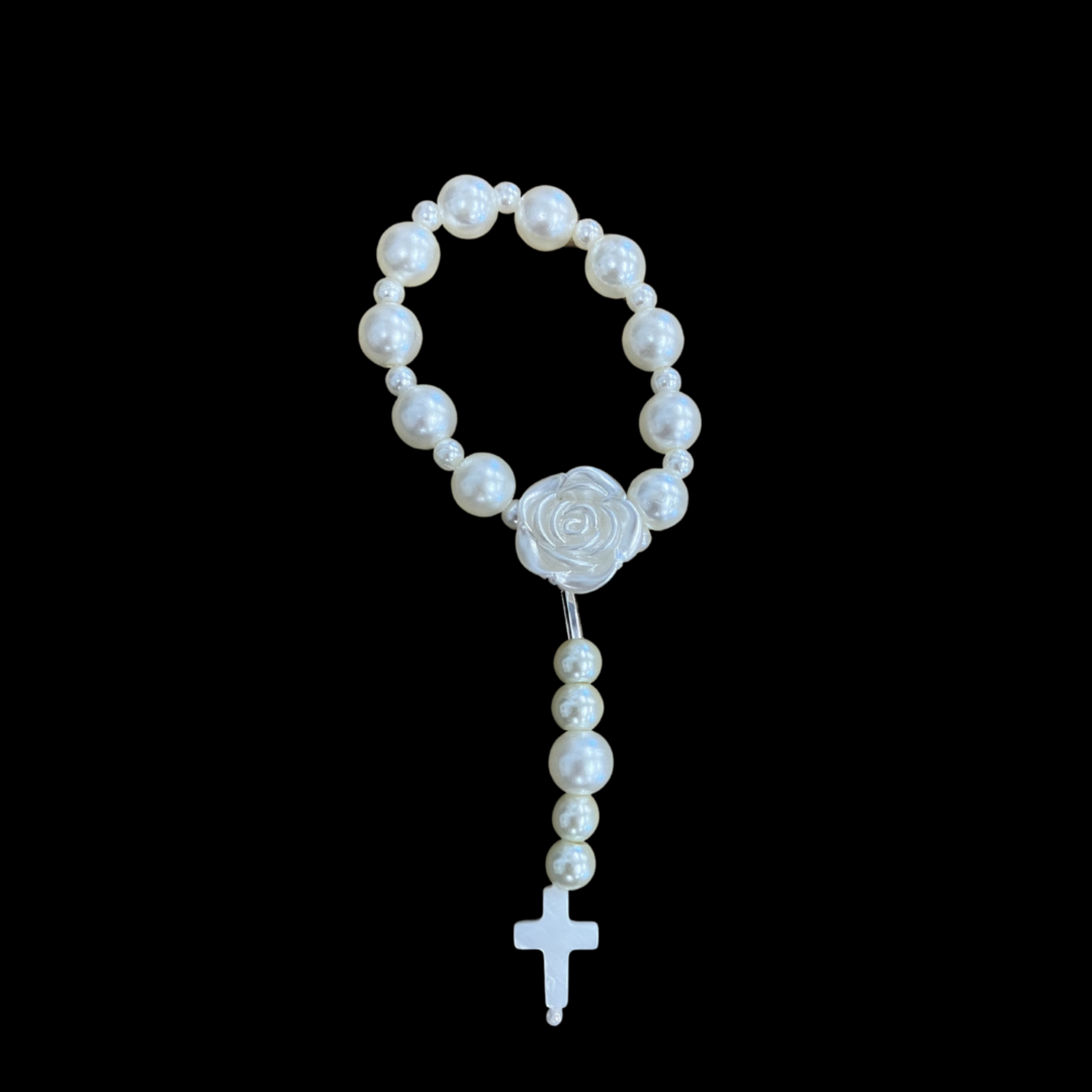 Faux Pearl Hand Rosary