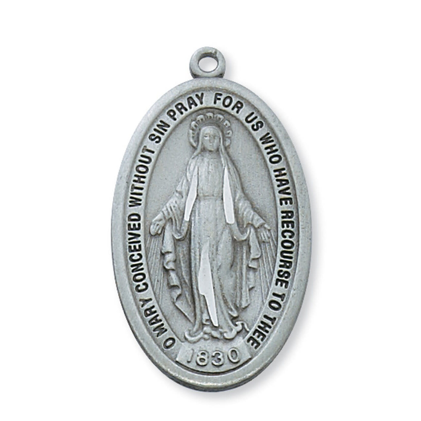 Pewter Large Miraculous Medal