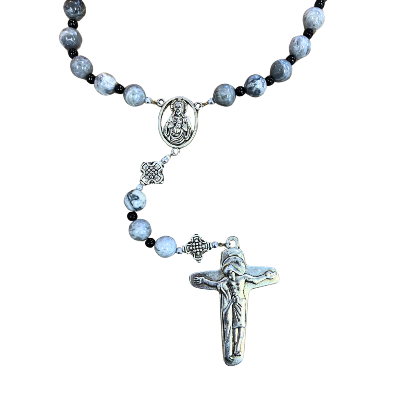 Grey Marble Holy Souls Rosary