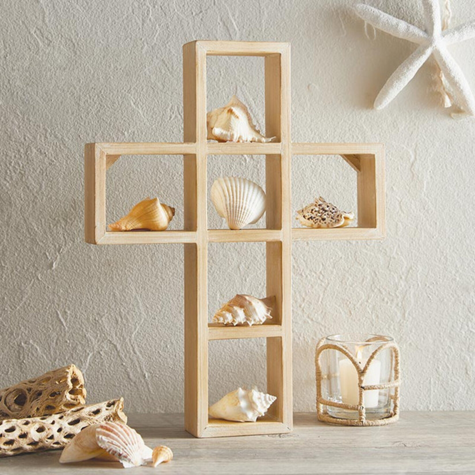 Wood Shelf Cross