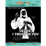 Divine Mercy White Decal