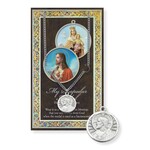 Pewter Scapular Medal with Booklet