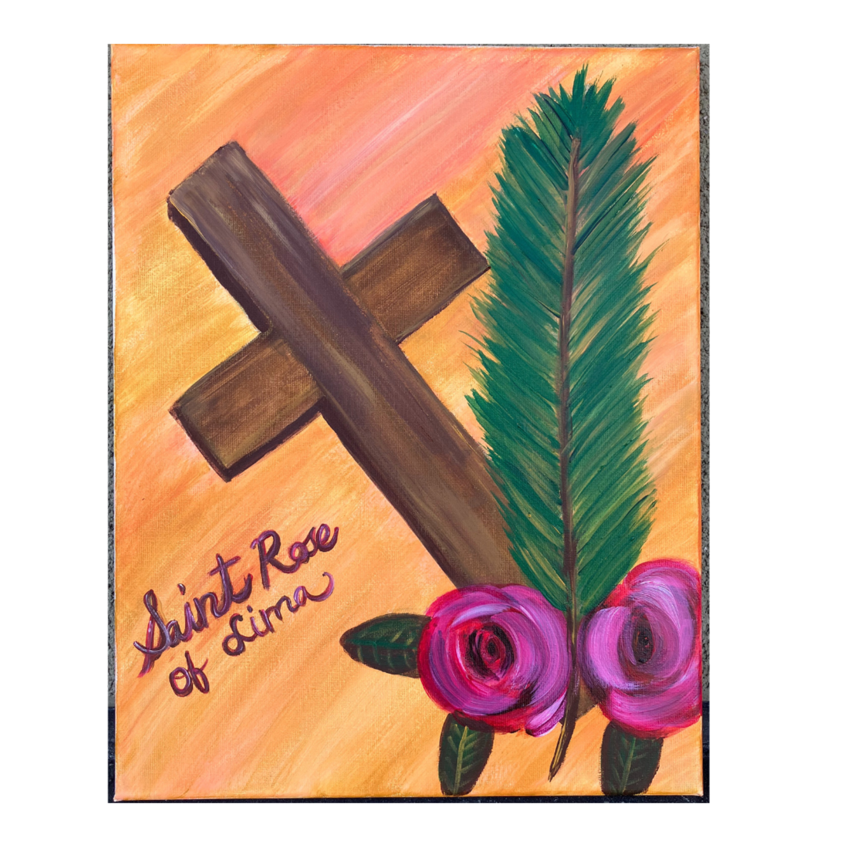Saint Rose of Lima Canvas Painting