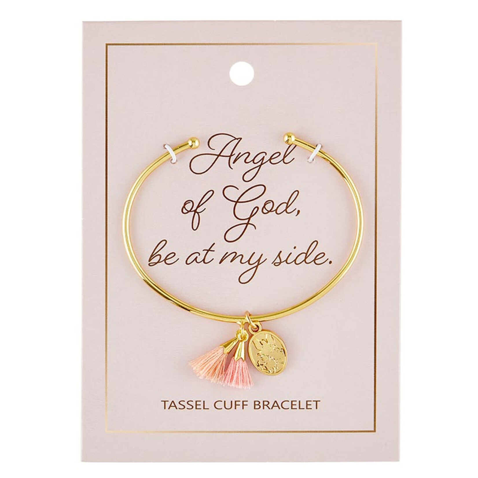 Guardian Angel Tassel Cuff Bracelet