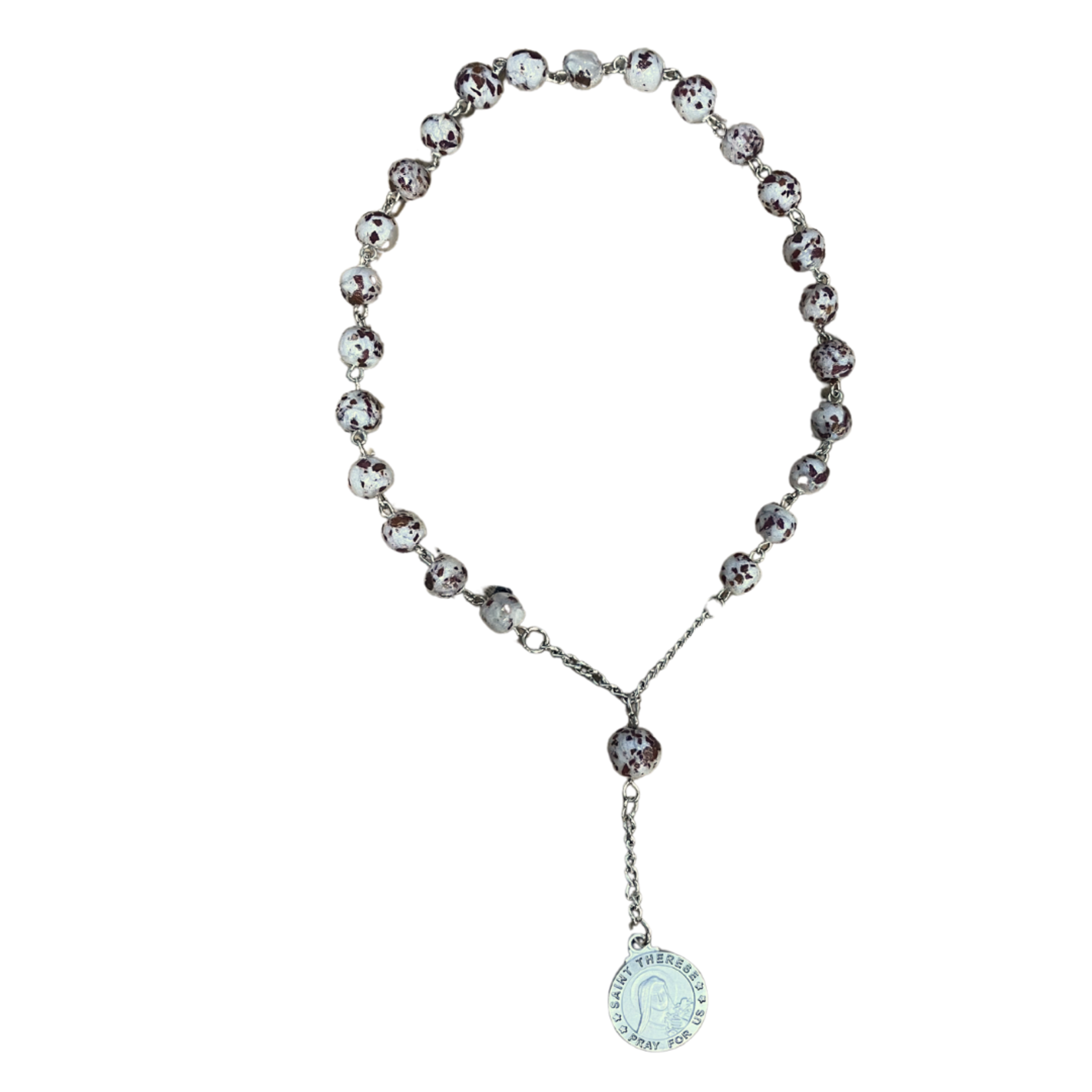 St Therese Chaplet Rose Petal Beads