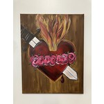 Immaculate Heart of Mary Canvas Painting