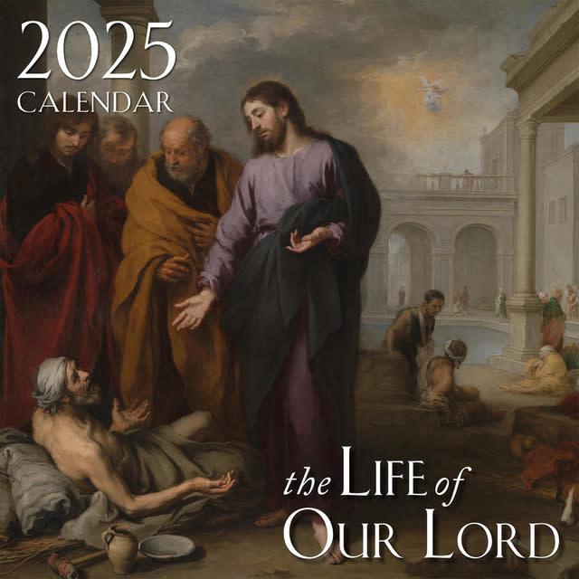 2025 The Life of Our Lord Wall Calendar St. Paul's Catholic Books & Gifts