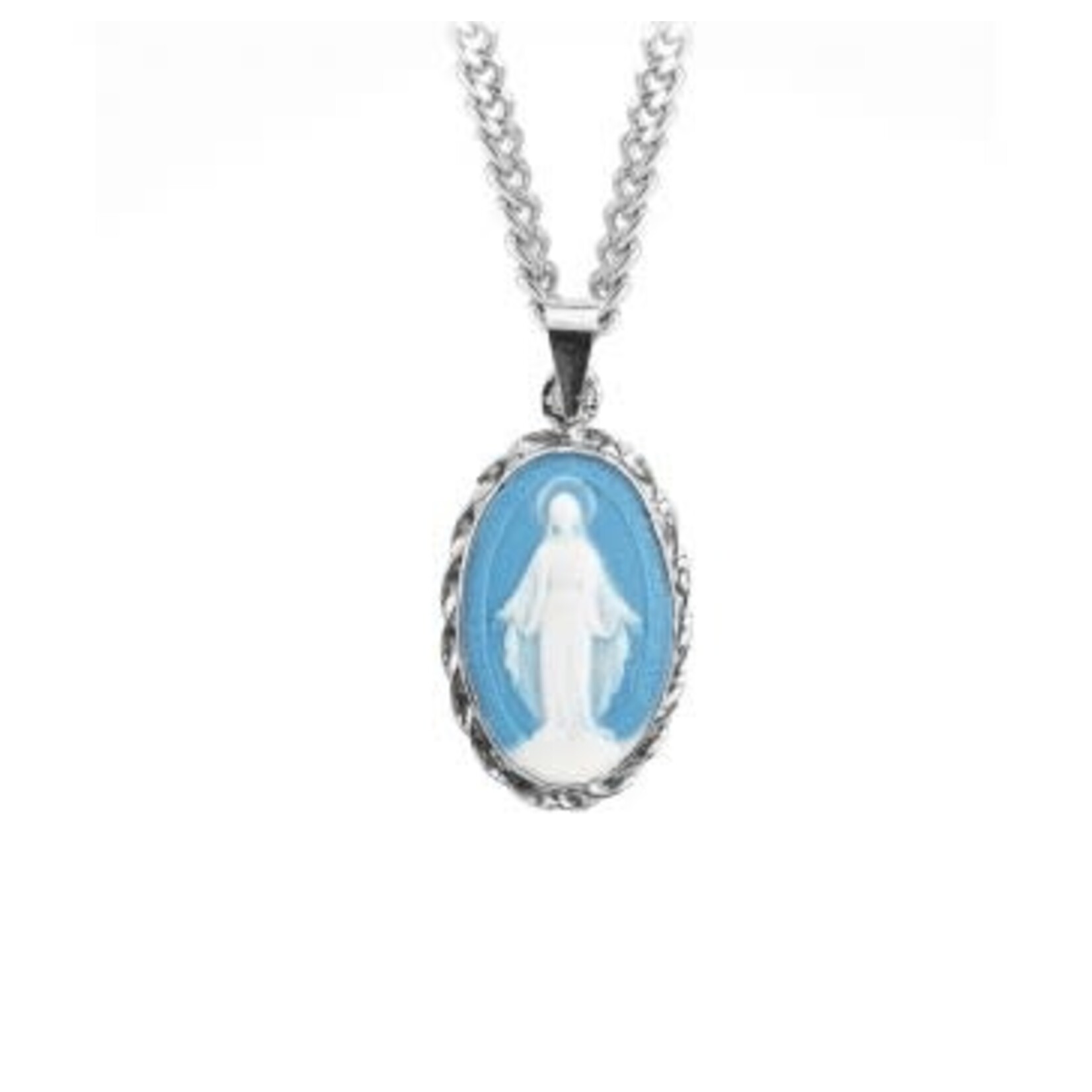 Miraculous Medal Cameo Pendant