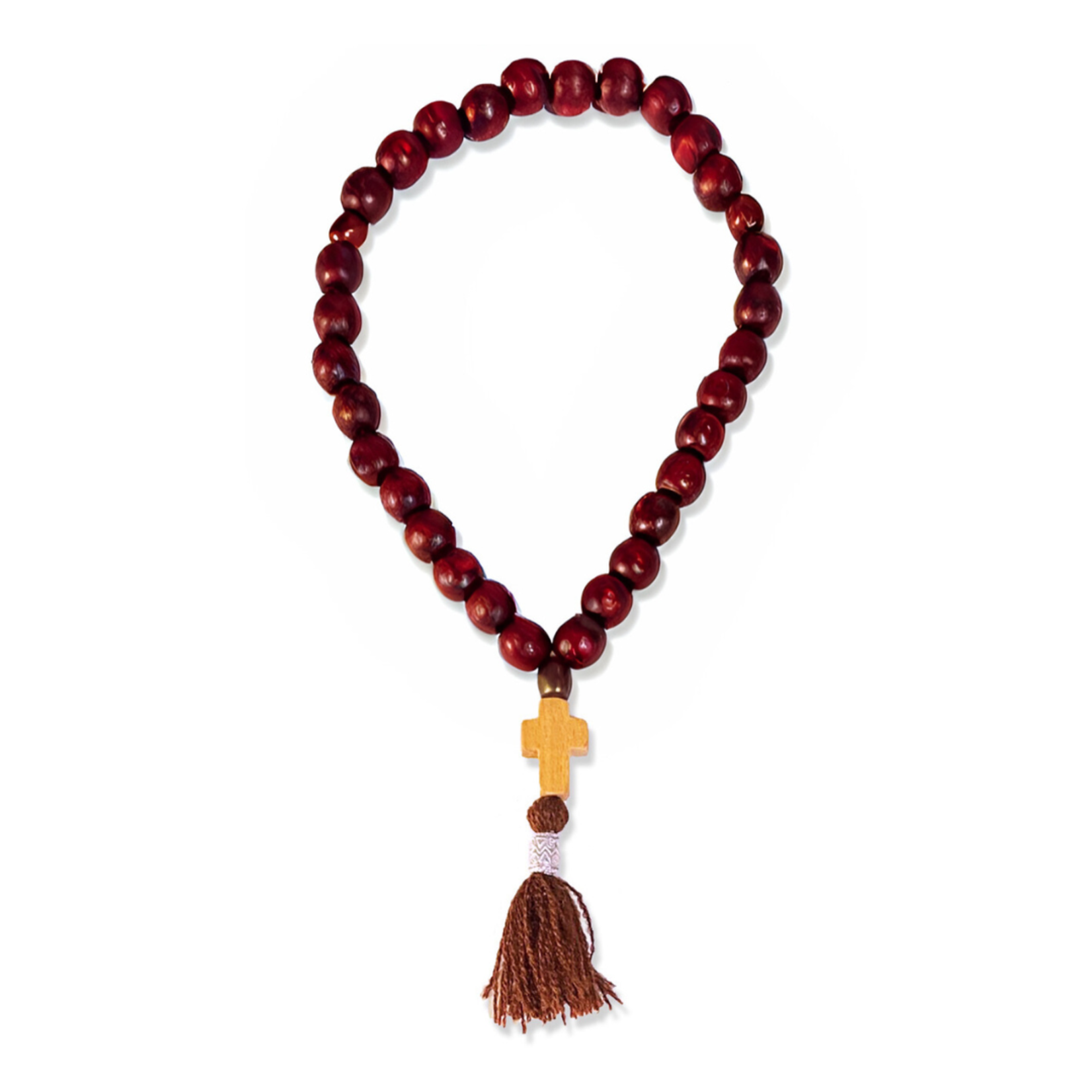 33 Wood Prayer Beads