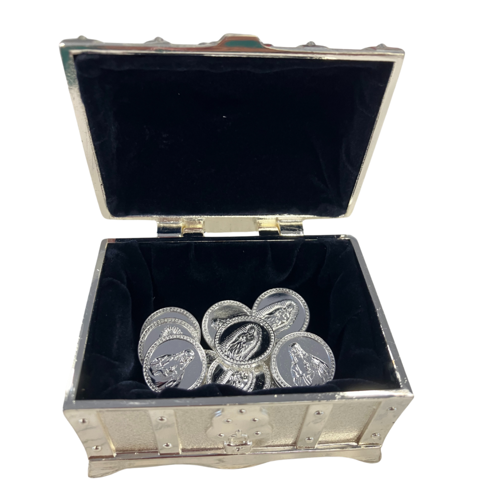 Silver Treasure Box with Arras