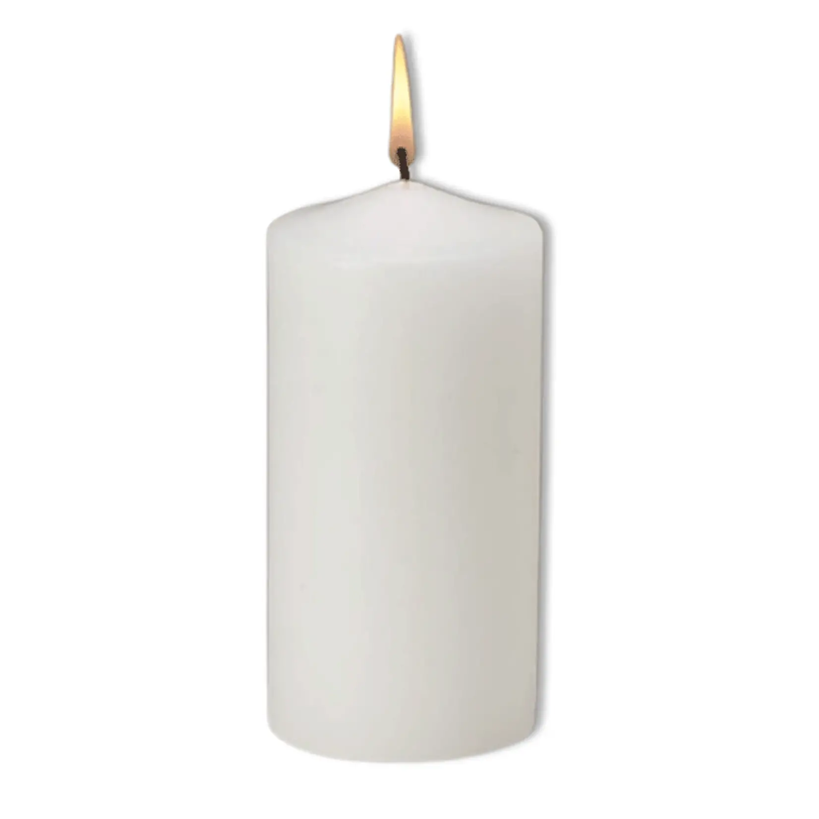 White Pillar Candle