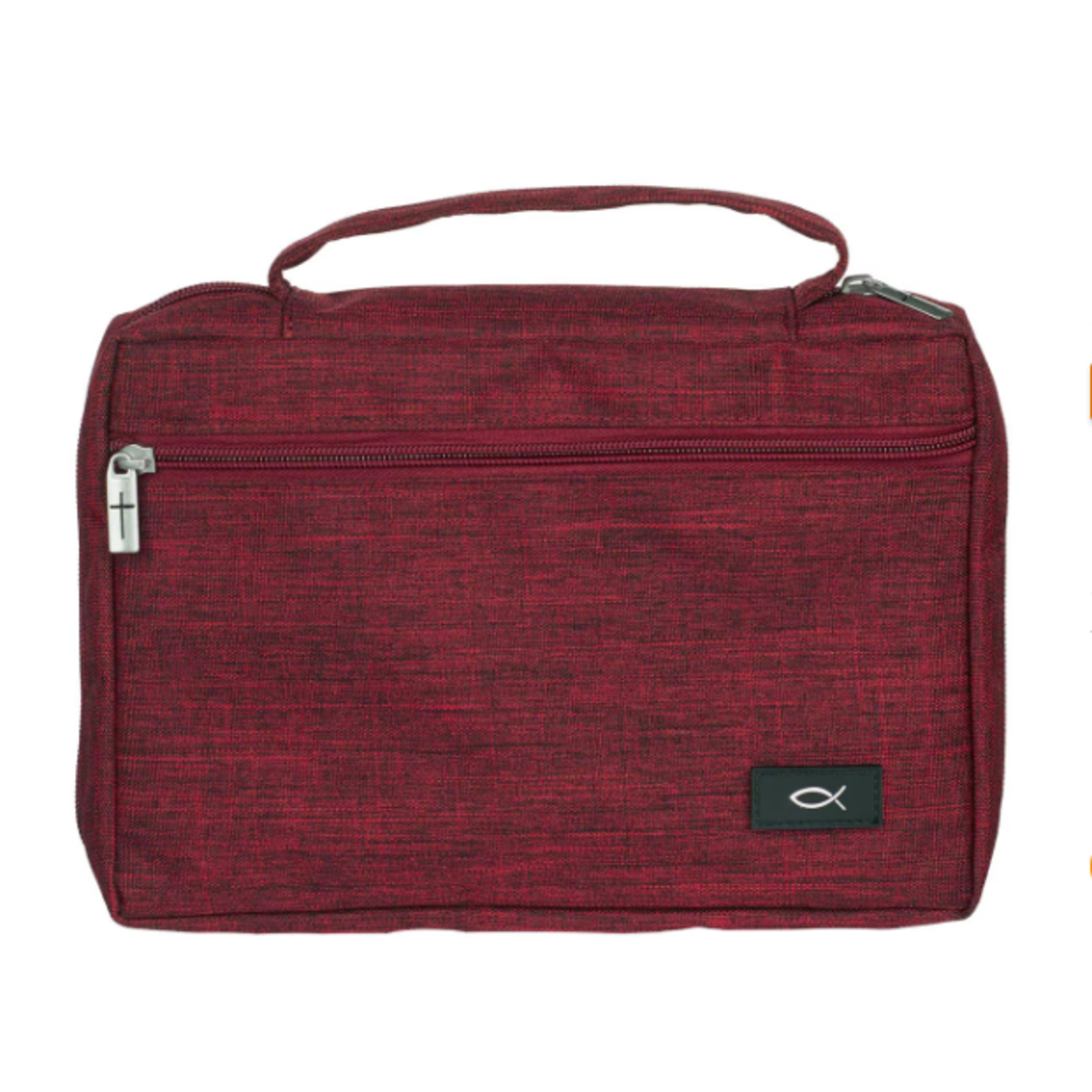 Bible Case Burgundy Canvas Small