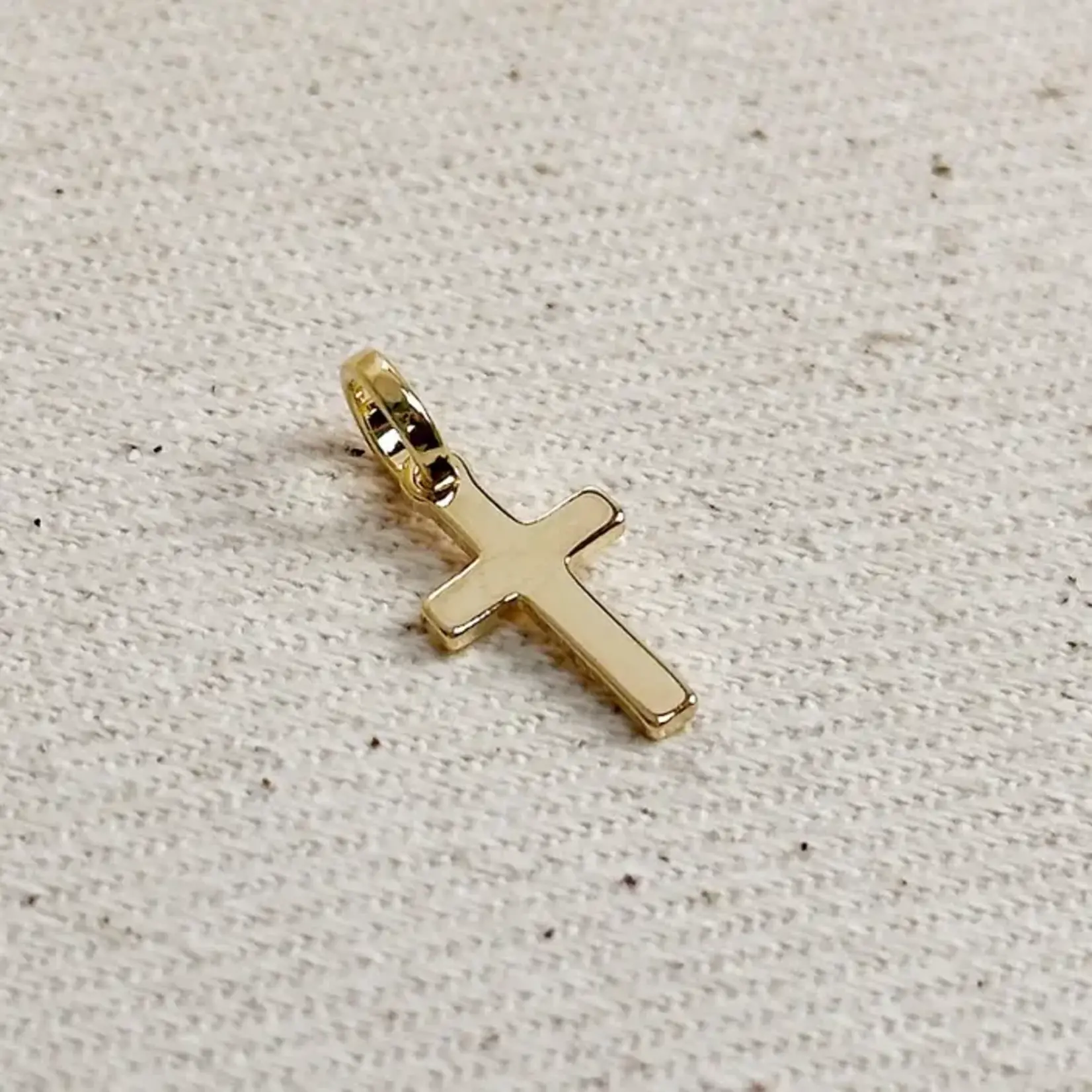 18K Gold Filled Tiny Cross Necklace