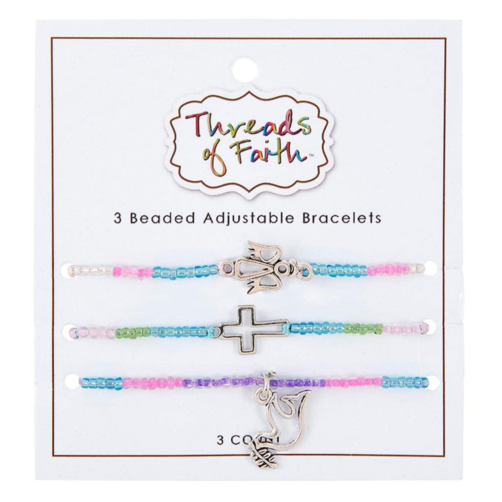 Kingdom Three Strand Colorful Bracelet Set