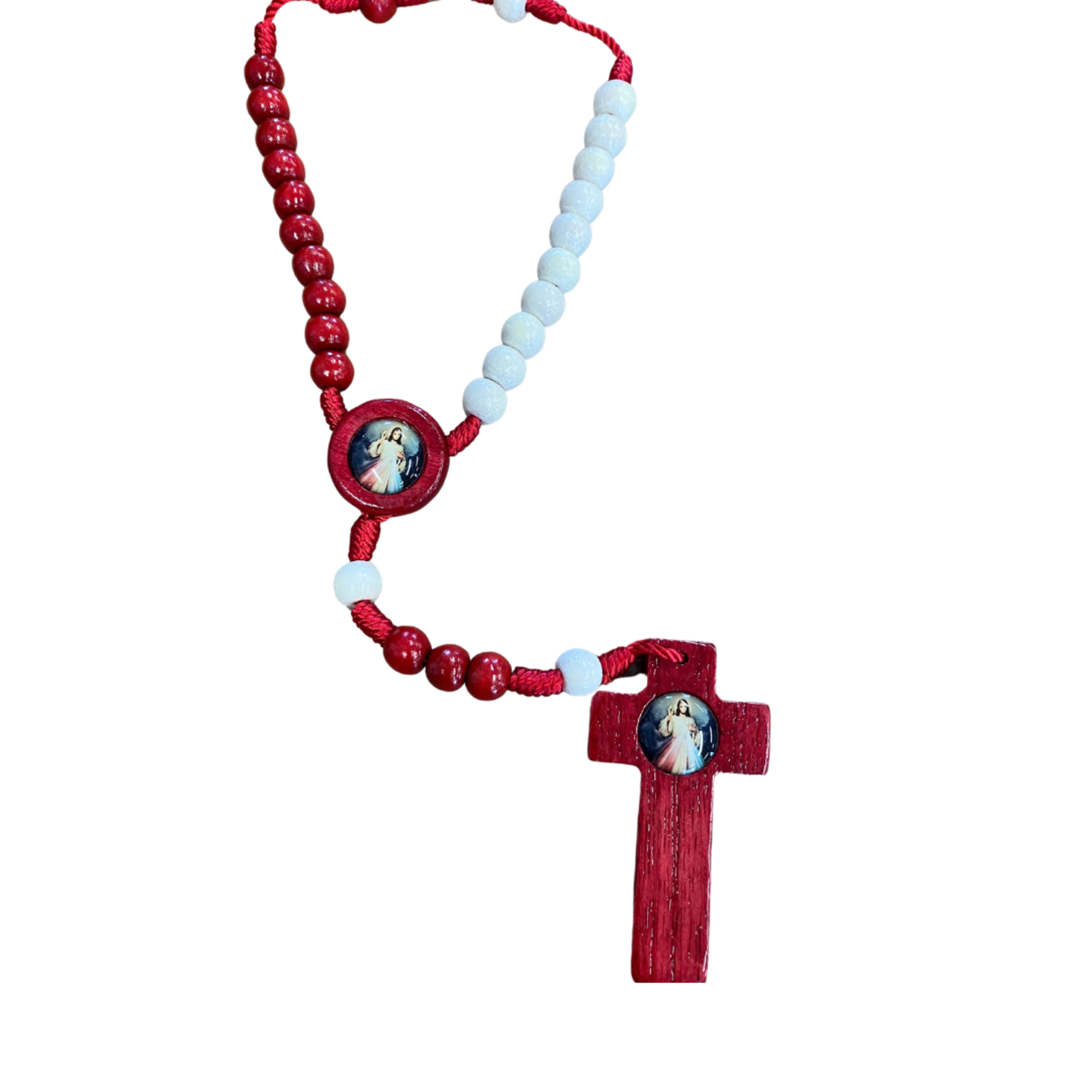 Divine Mercy Wood Rosary