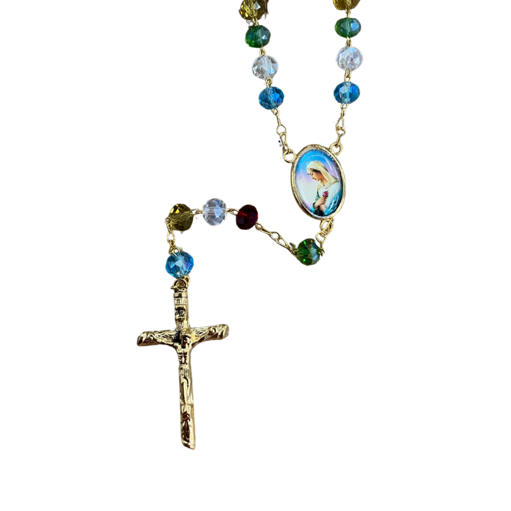 Rosa Mystica Crystal Chaplet