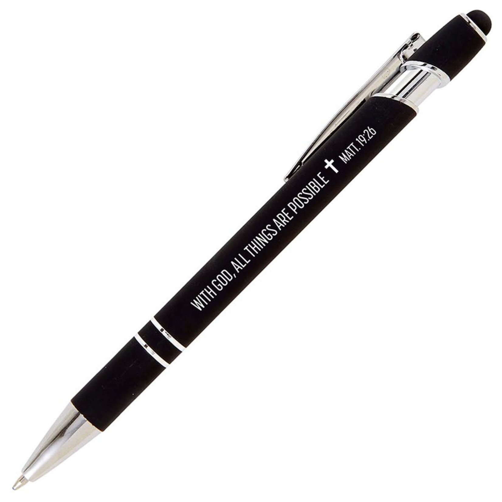 Black Stylus Pen- All Things Possible