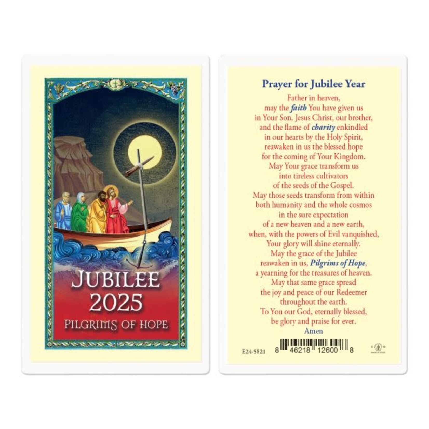 Prayer Card Jubilee Year 2025
