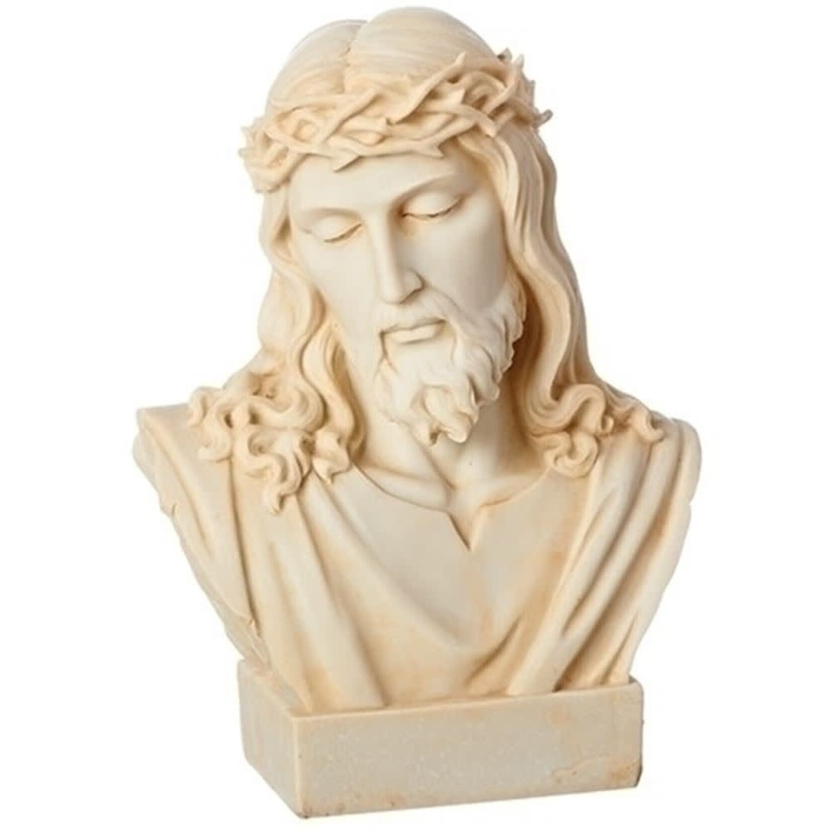 Ivory Jesus Bust Statue