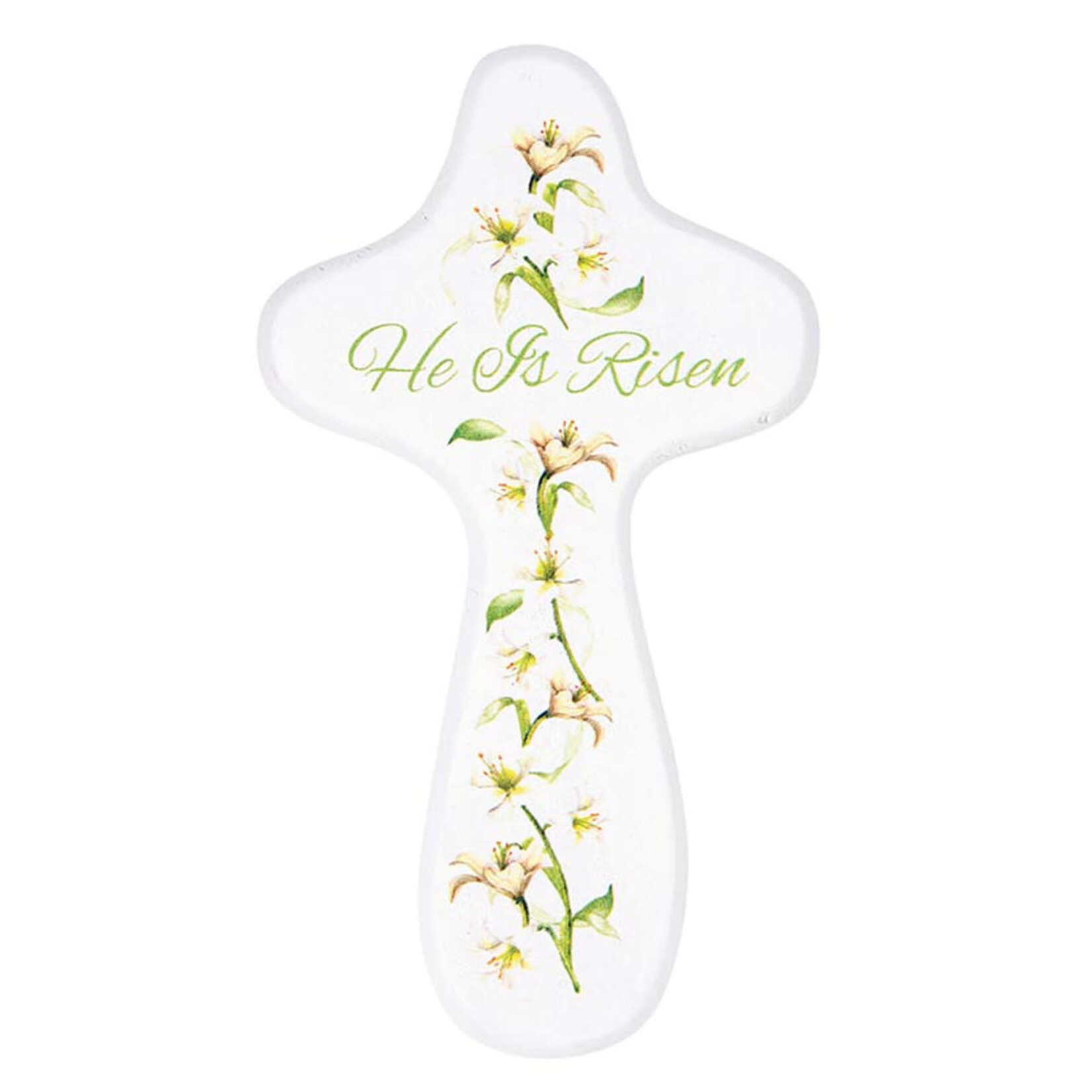 Hand Held Cross He is Risen