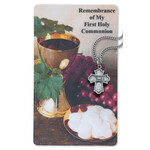 4 Way Medal with Communion Prayer Card