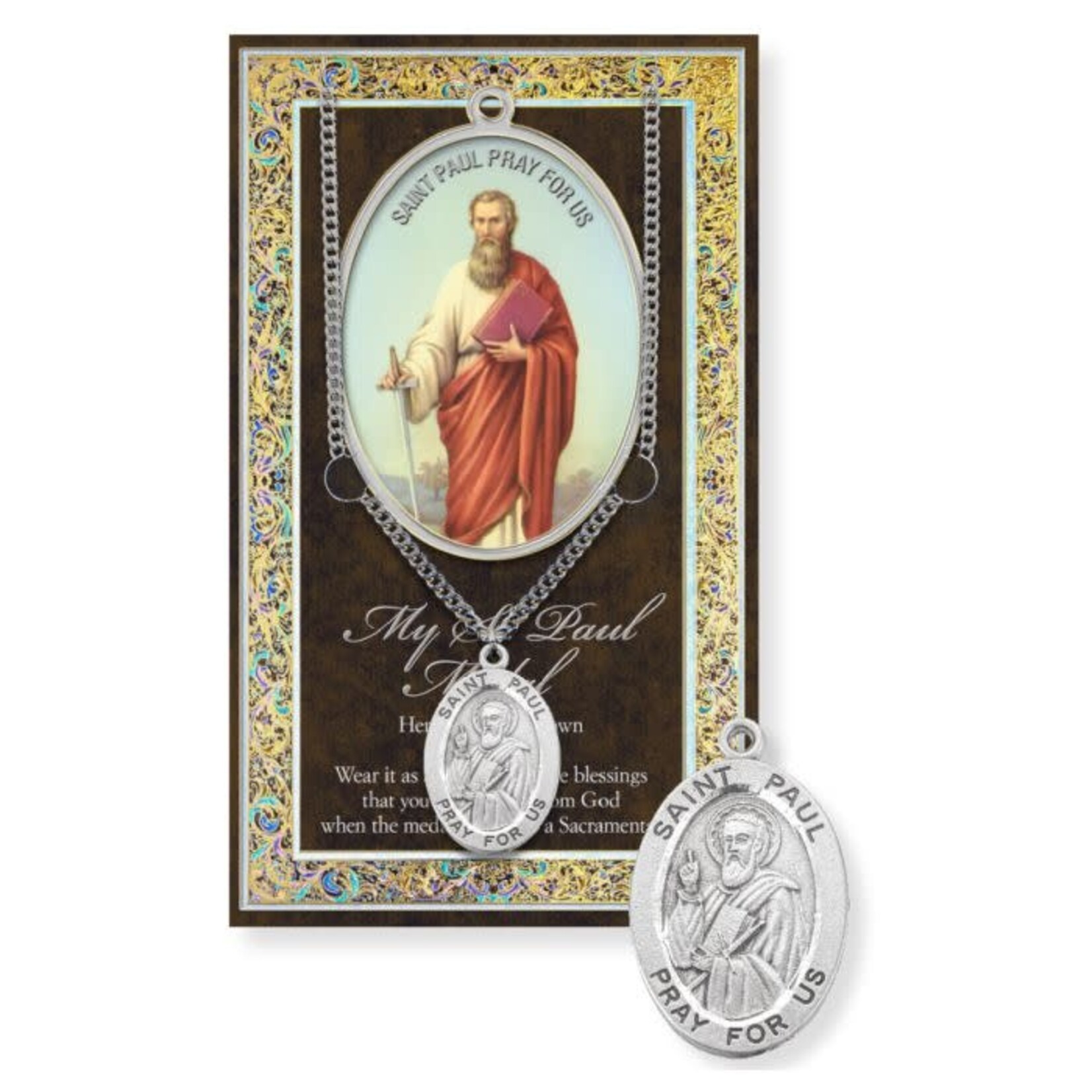 Saint Paul Pewter Medal with Booklet