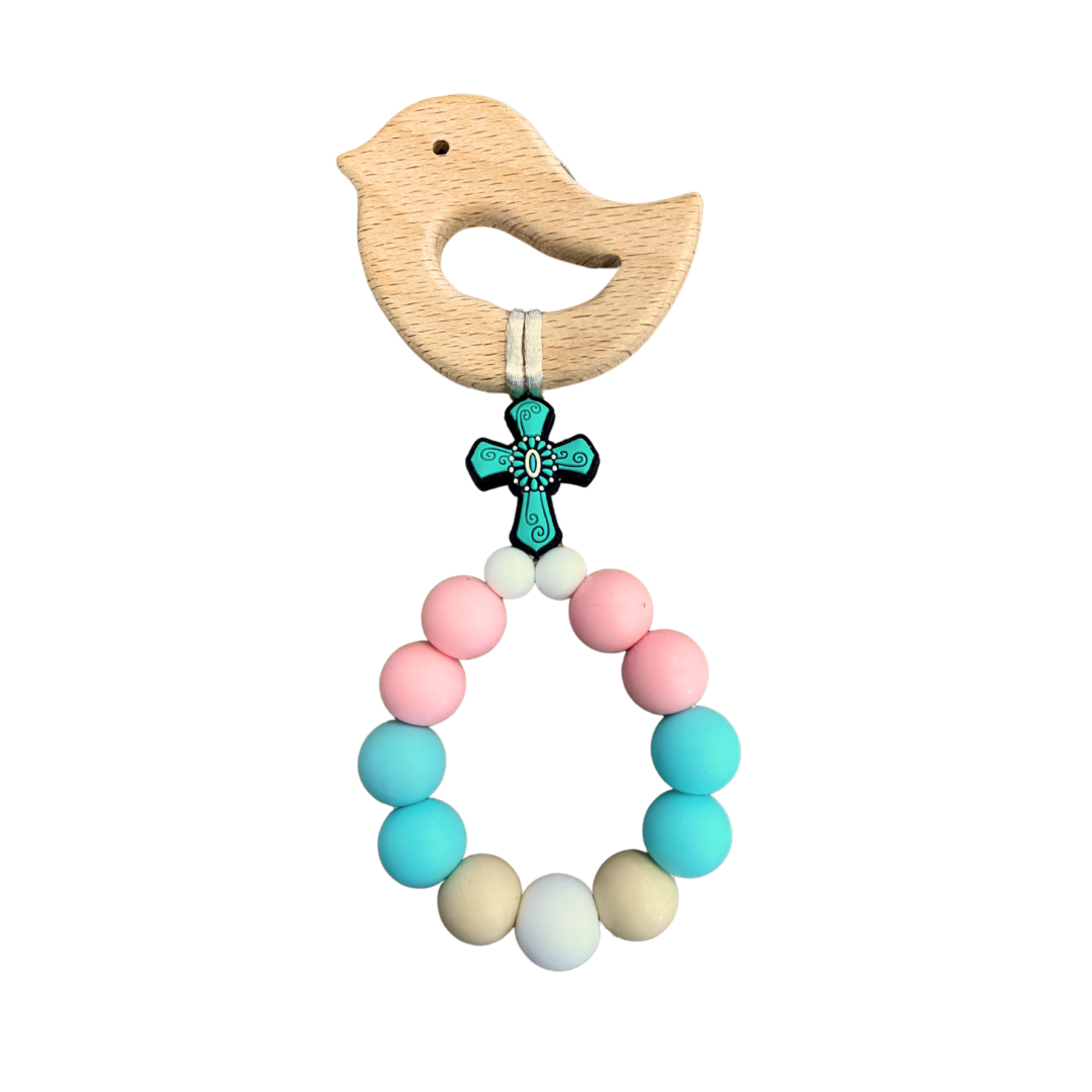 Baby Teething Ring with Bird