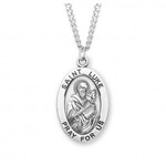 HMH Religious Sterling Silver Saint Luke Medal S261124