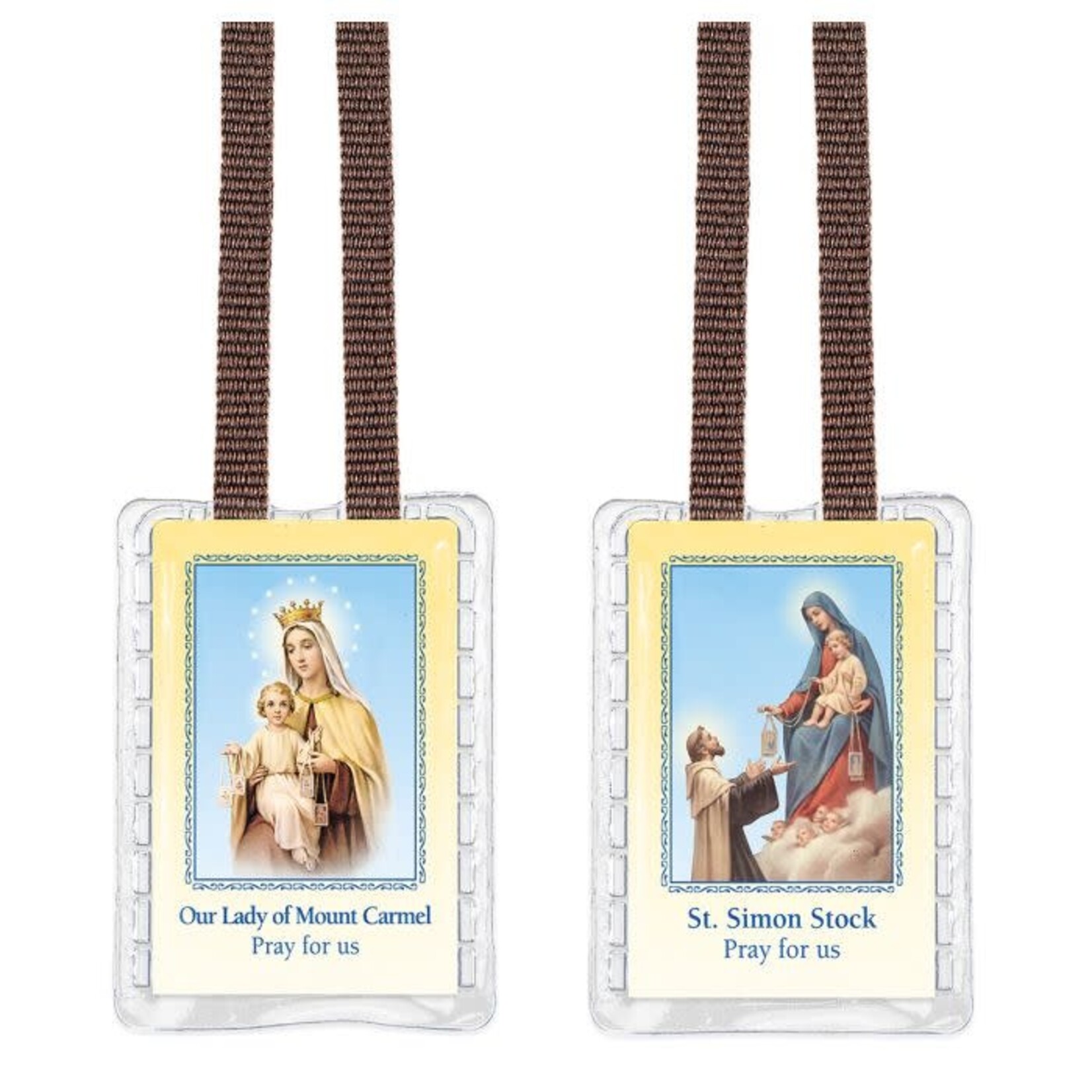 Simple Brown Scapular
