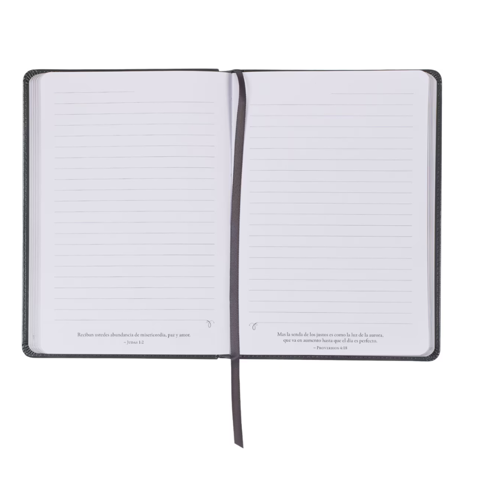 Grey Be Strong Leather Journal SPANISH