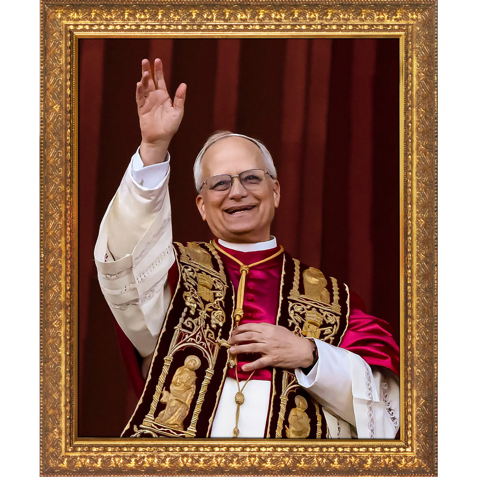Pope Leo XIV Framed Photo