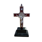 Red St Benedict Standing Crucifix