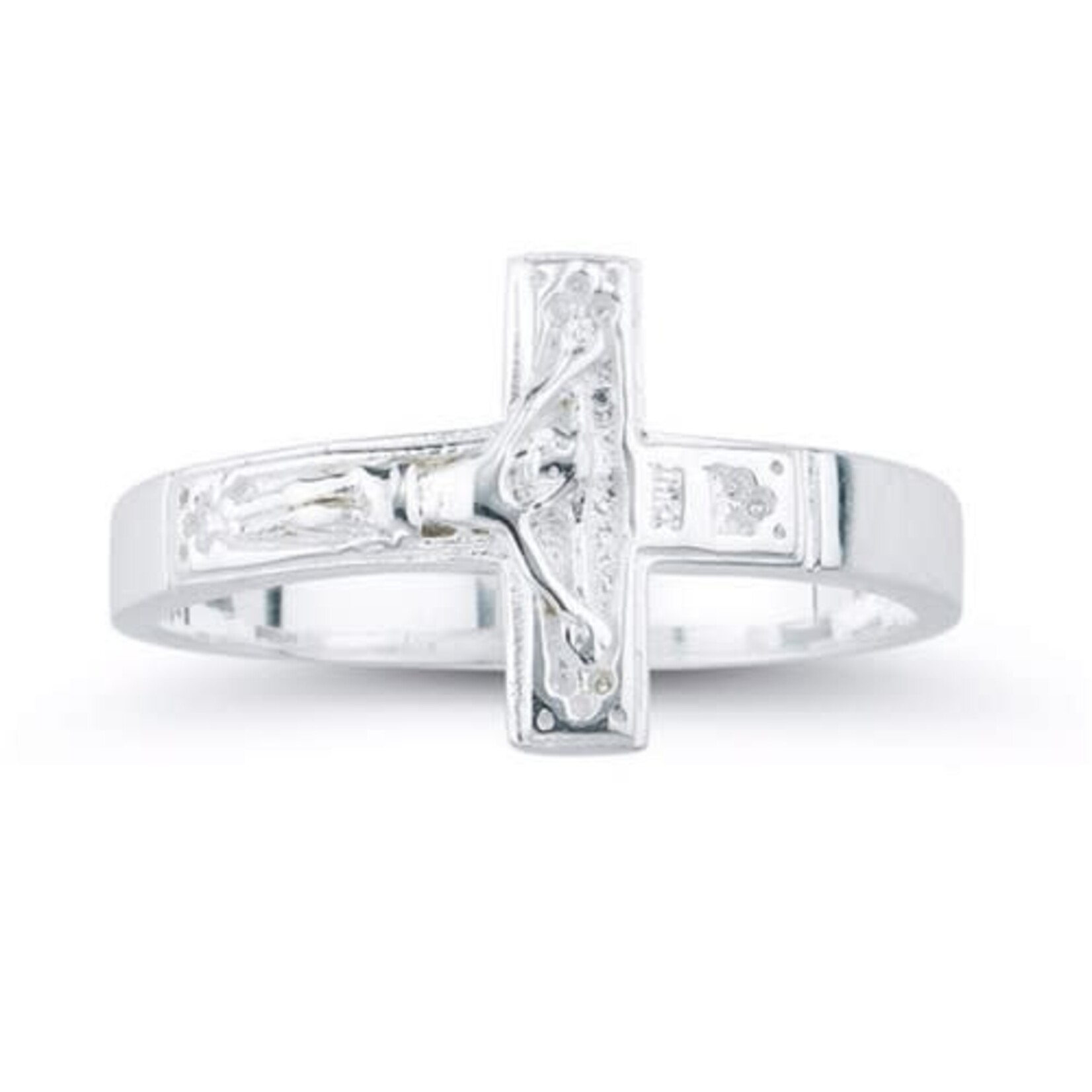 Sterling Silver Crucifix Ring