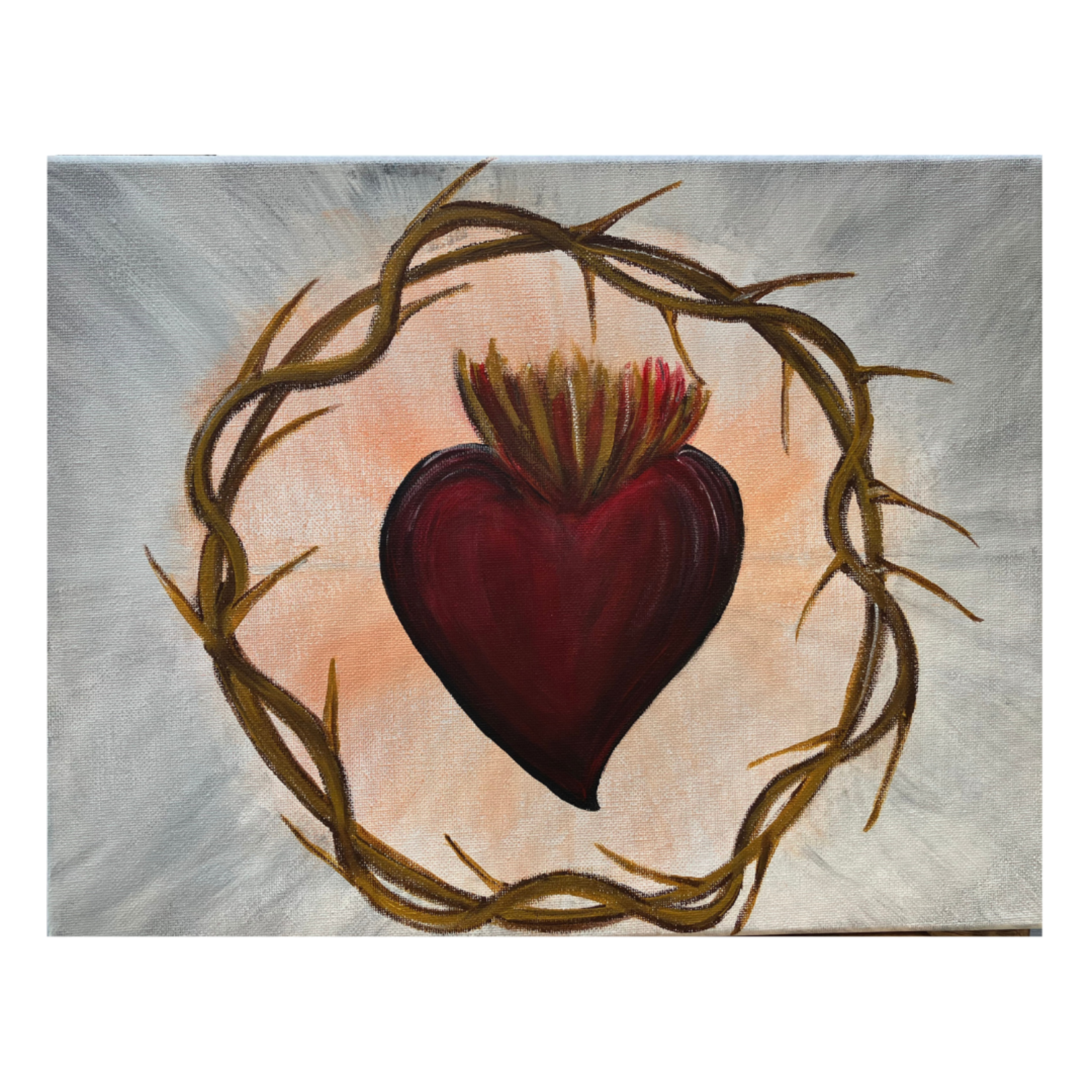 Immaculate Heart of Fatima Canvas Painting