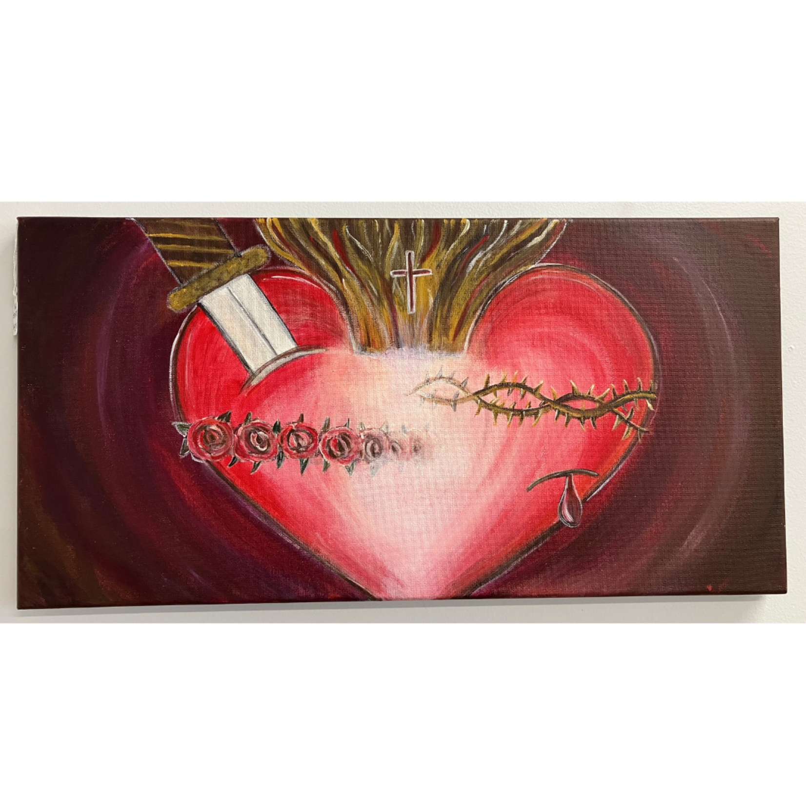 Two Hearts Canvas Painting