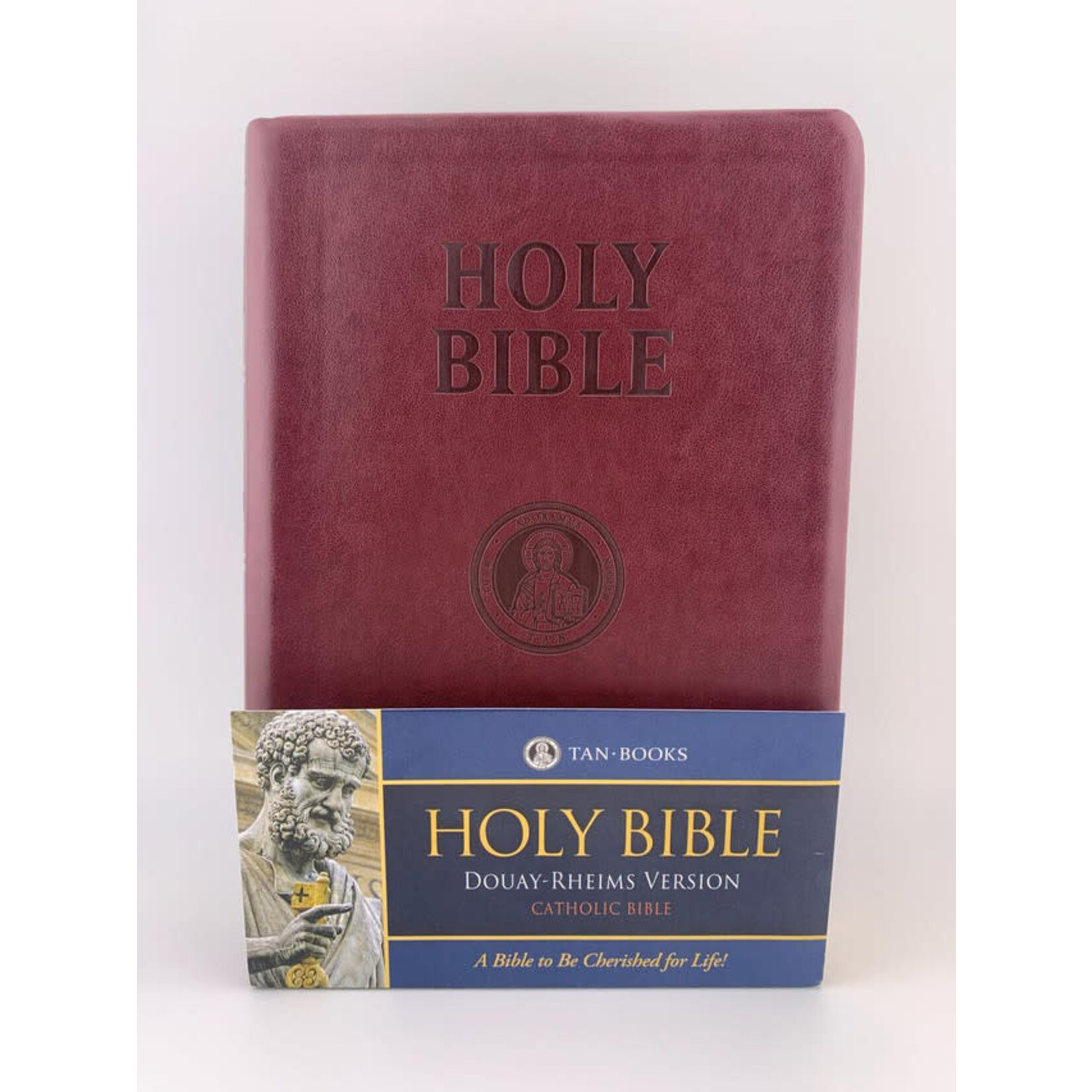 Douay-Rheims Bible Burgundy Leatherette