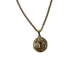 18K Gold Filled Large Saint Benedict Medal