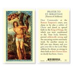 Prayer Card to St Sebastian Patron of Athletes
