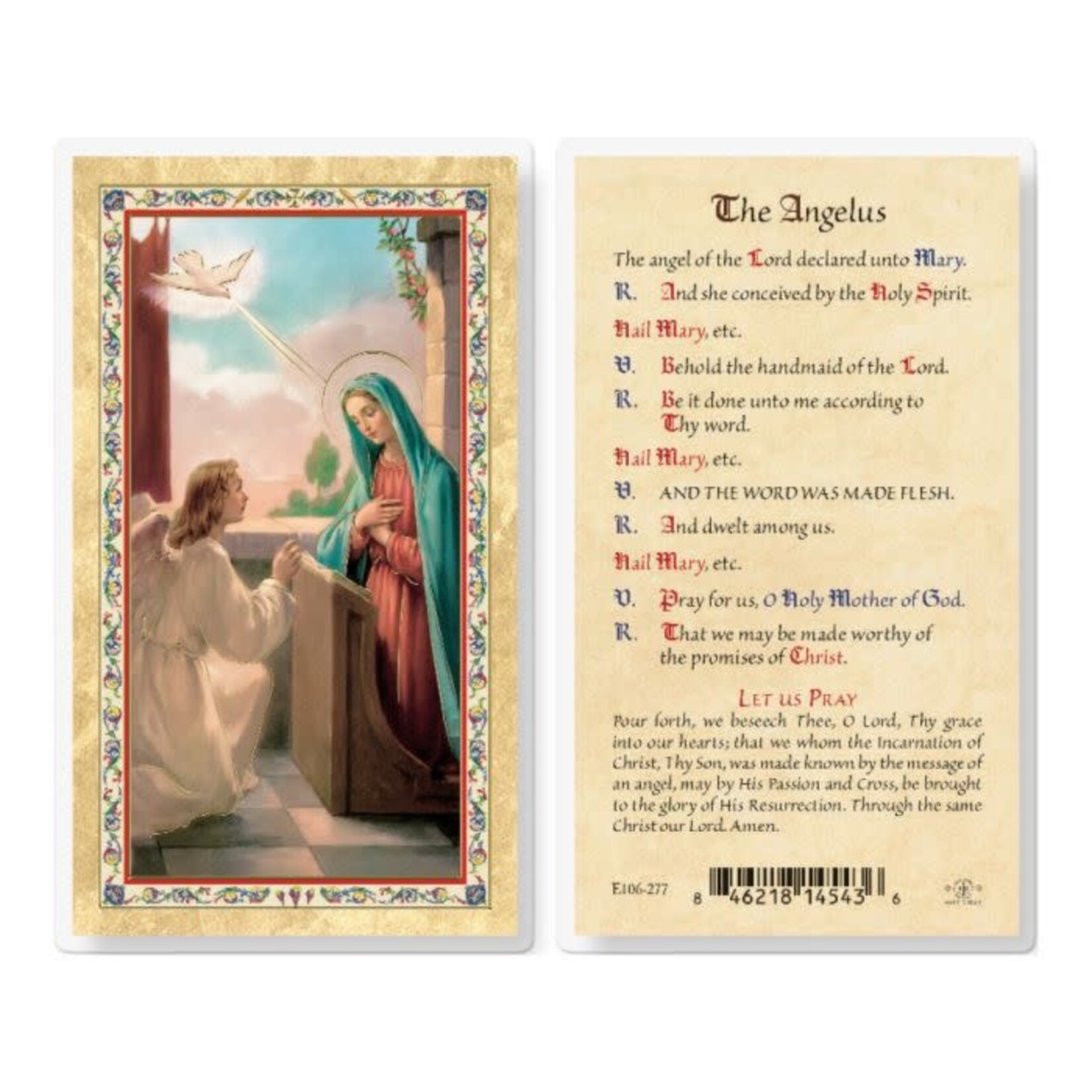 Prayer Card The Angelus