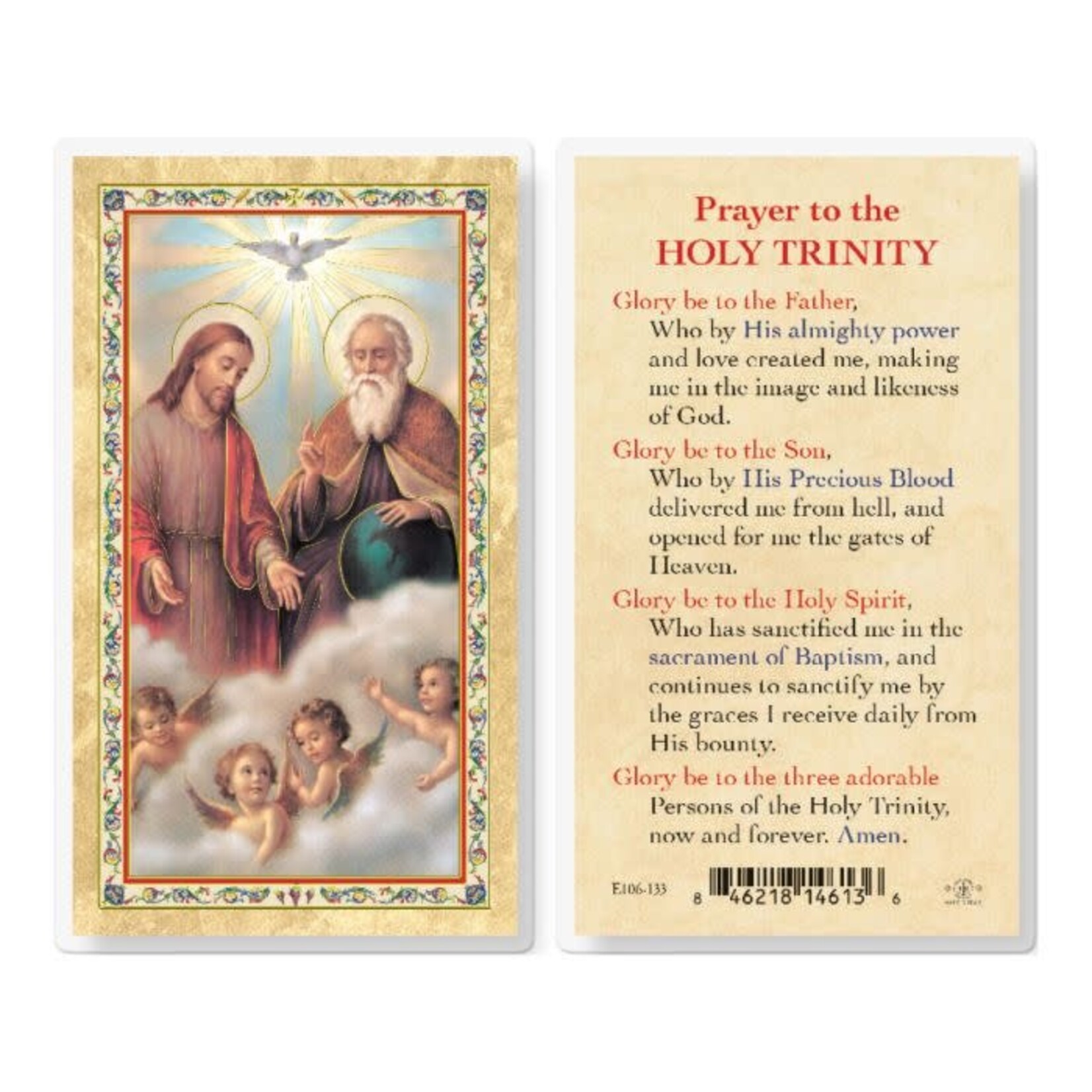 Prayer Card The Holy Trinity