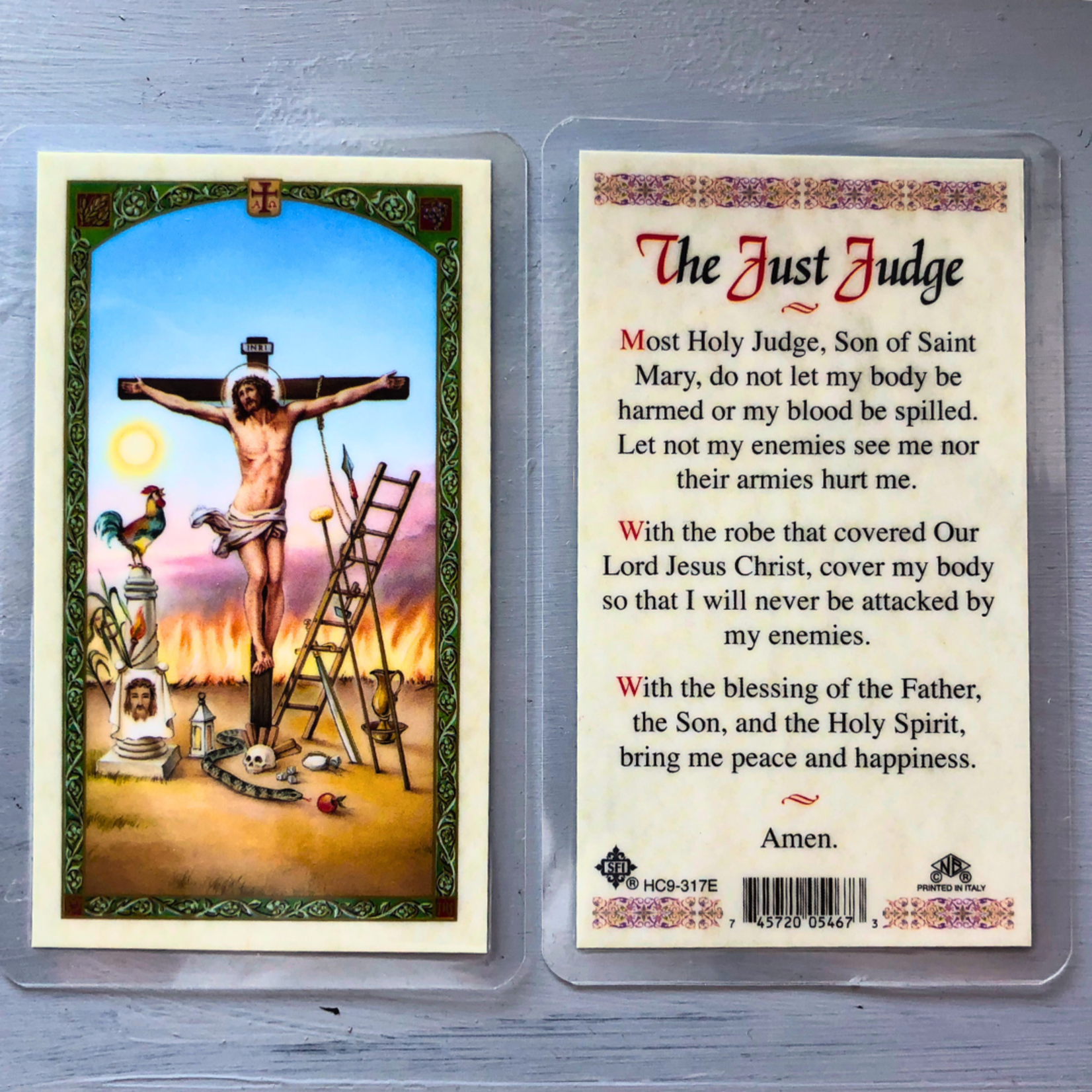 Prayer Card Just Judge
