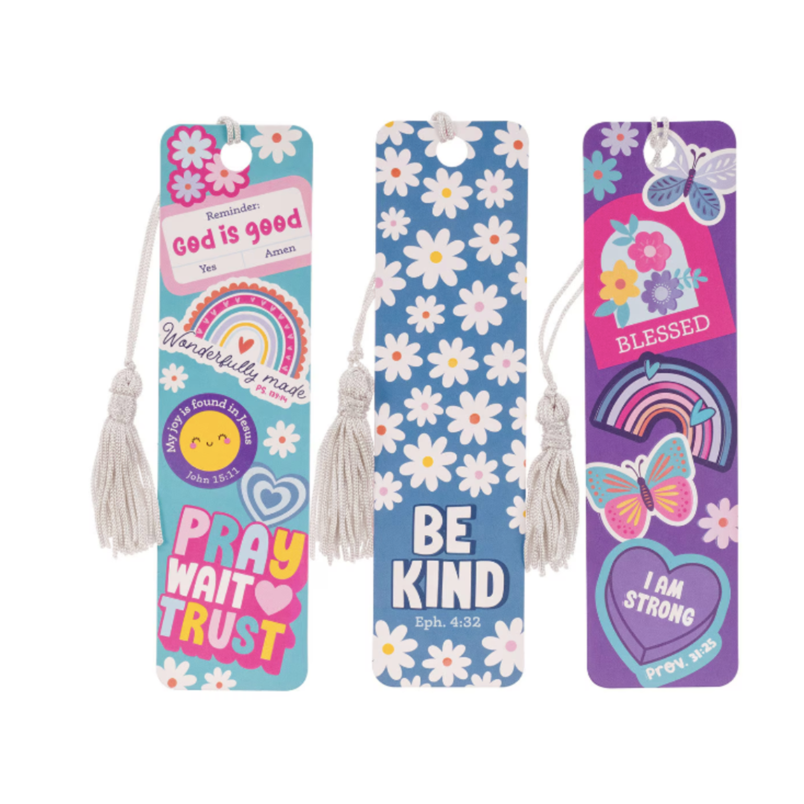 Shine for Jesus Stickers Paper Bookmark Set 3 Pack