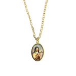 St Therese of Lisieux Gold Necklace